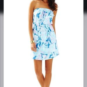 Lilly Pulitzer Windsor Strapless Pull on Dress